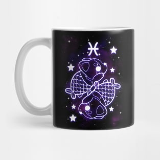 Pisces kawaii zodiac signs Mug